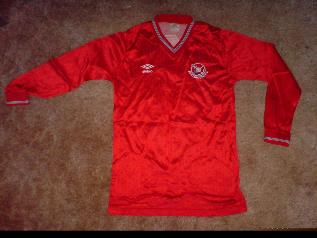 maillot de portsmouth exterieur 1985-1987 rétro