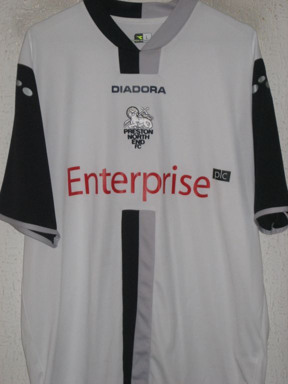 maillot de preston north end domicile 2006-2007 rétro