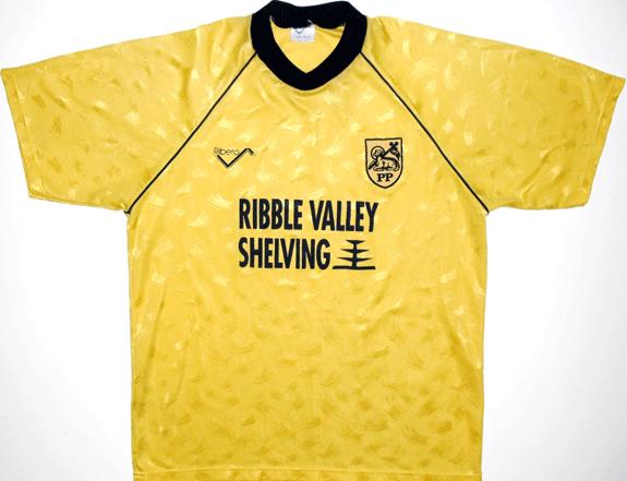 maillot de preston north end exterieur 1990-1992 rétro