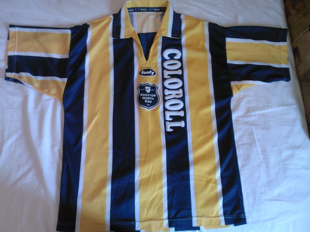 maillot de preston north end exterieur 1994-1995 rétro