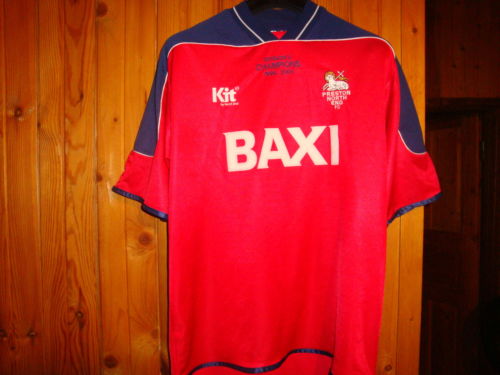 maillot de preston north end particulier 1999-2000 rétro