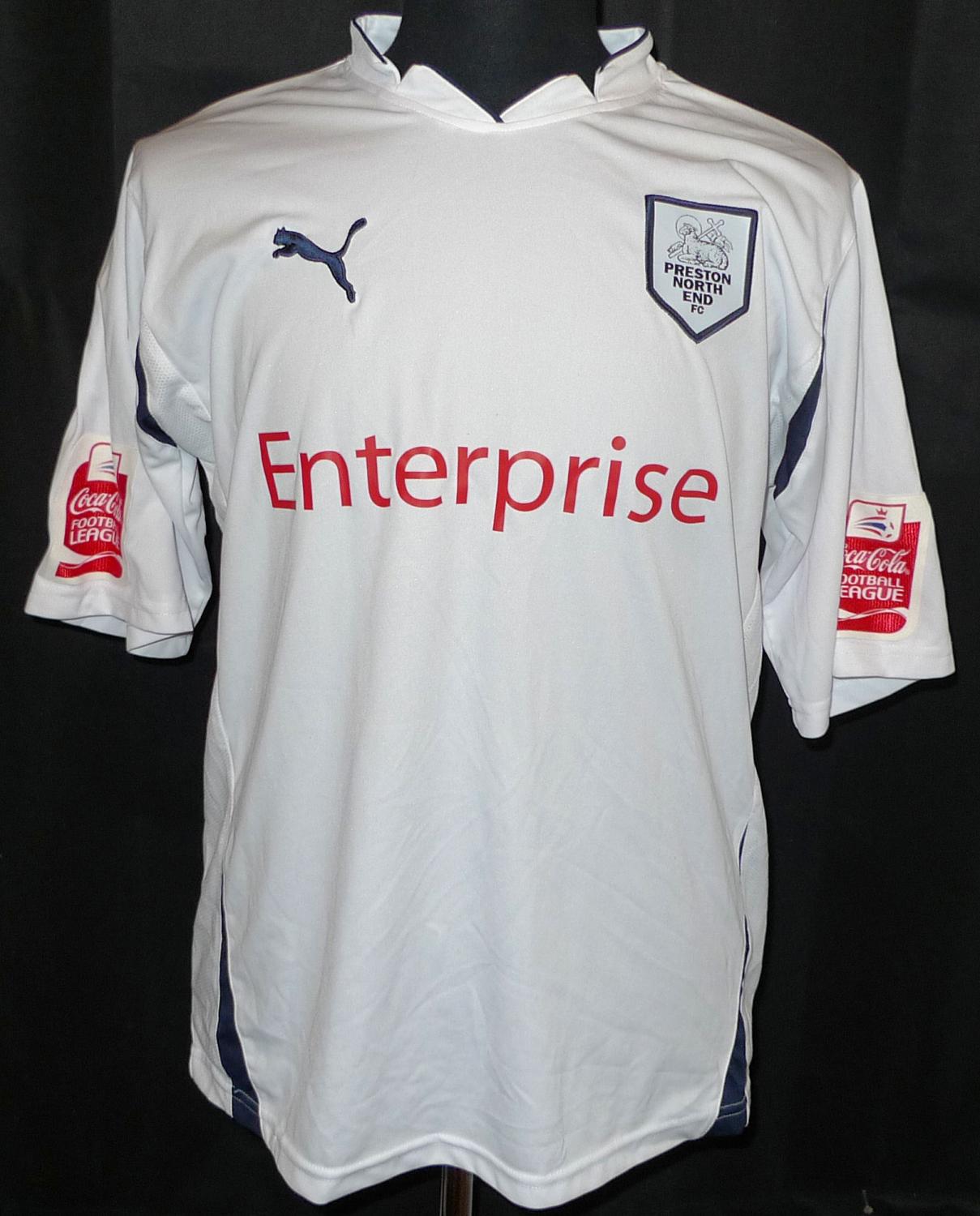 maillot de preston north end particulier 2009-2010 pas cher