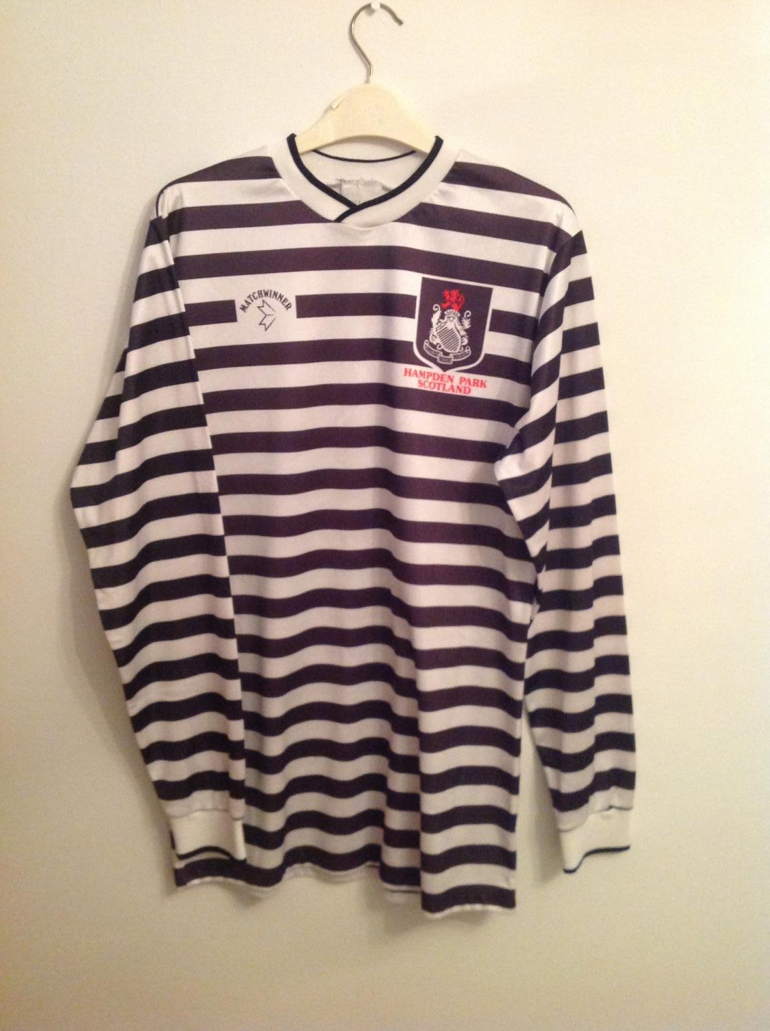 maillot de queen's park fc domicile 1989 rétro