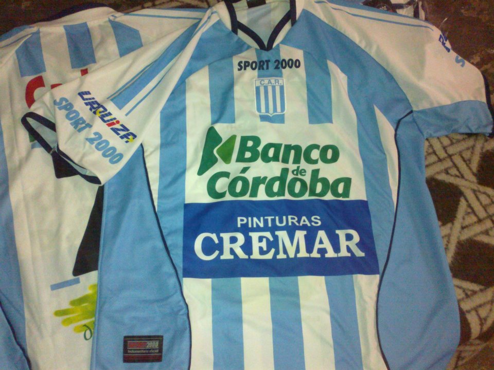 maillot de racing de córdoba domicile 2008-2009 pas cher