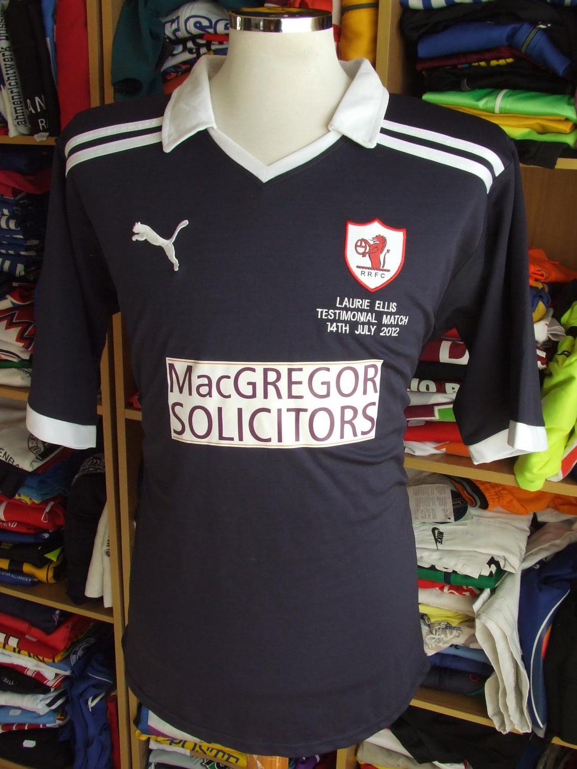 maillot de raith rovers particulier 2012 rétro