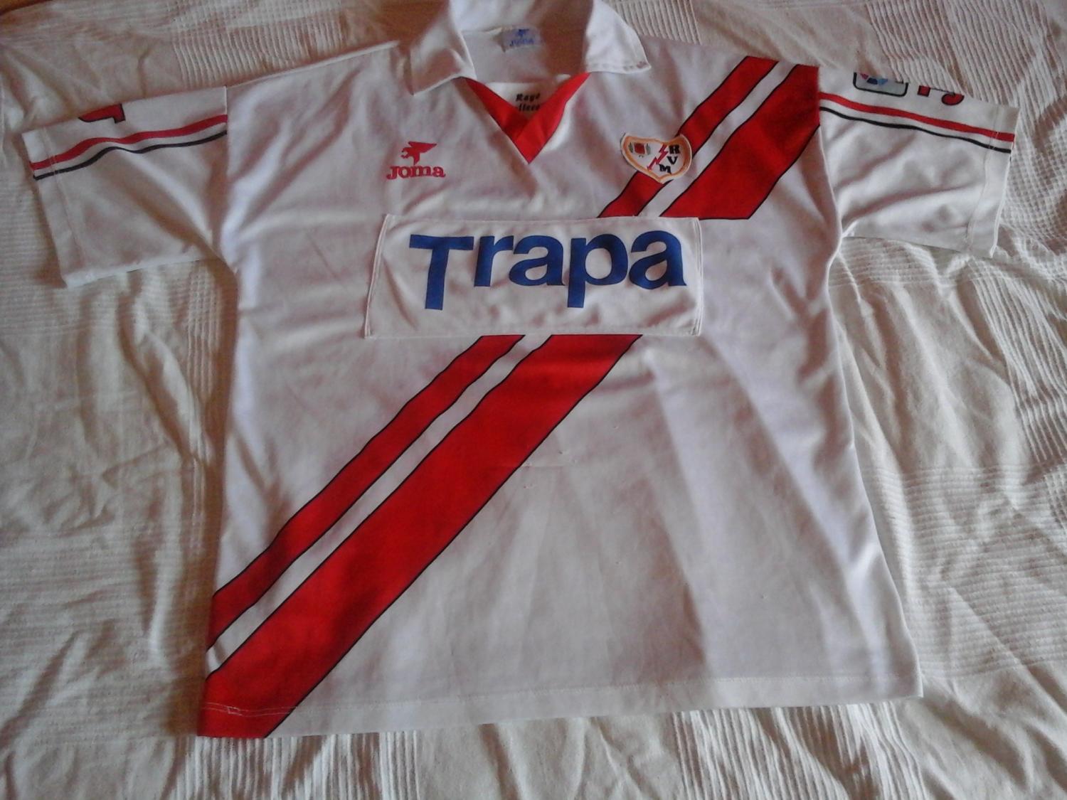 maillot de rayo vallecano domicile 1997-1998 rétro