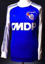 maillot de rc strasbourg alsace domicile 1980-1982 pas cher