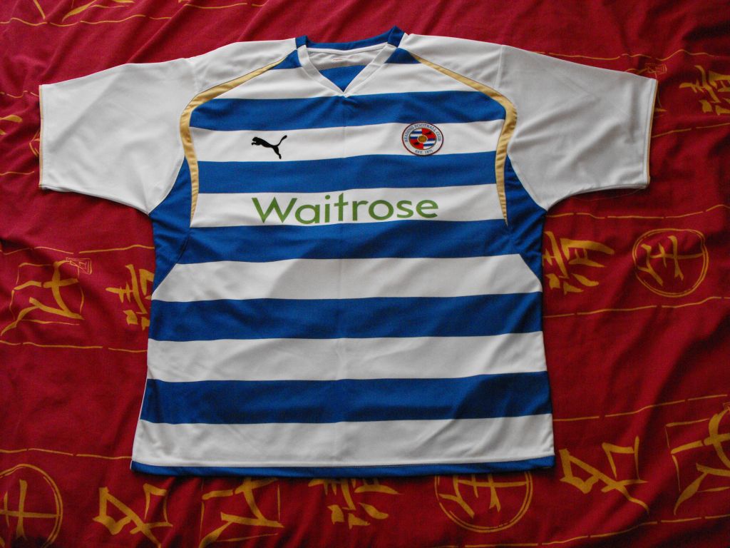 maillot de reading domicile 2008-2009 pas cher