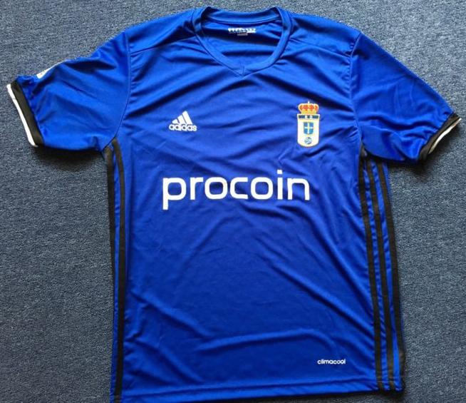 maillot de real oviedo domicile 2016-2017 rétro