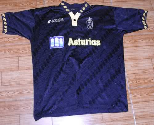 maillot de real oviedo exterieur 1995-1996 rétro