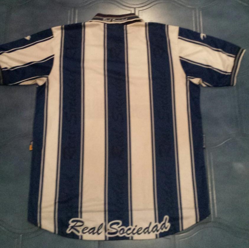 maillot de real sociedad domicile 2000-2002 rétro