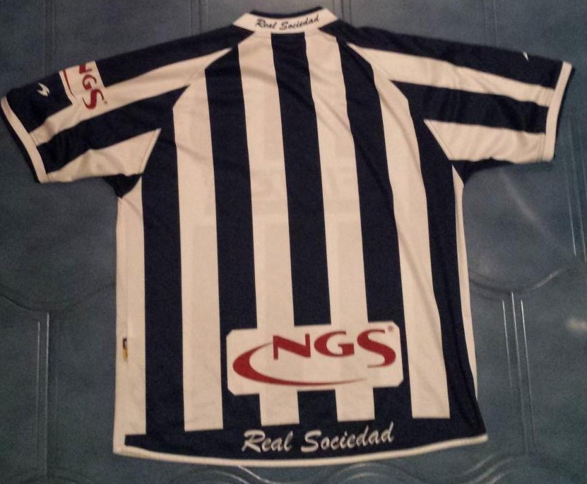 maillot de real sociedad domicile 2003-2004 rétro