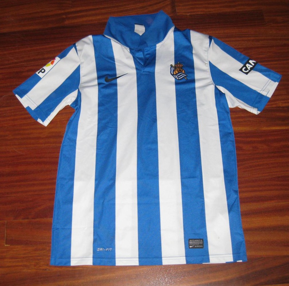 maillot de real sociedad domicile 2012-2013 rétro