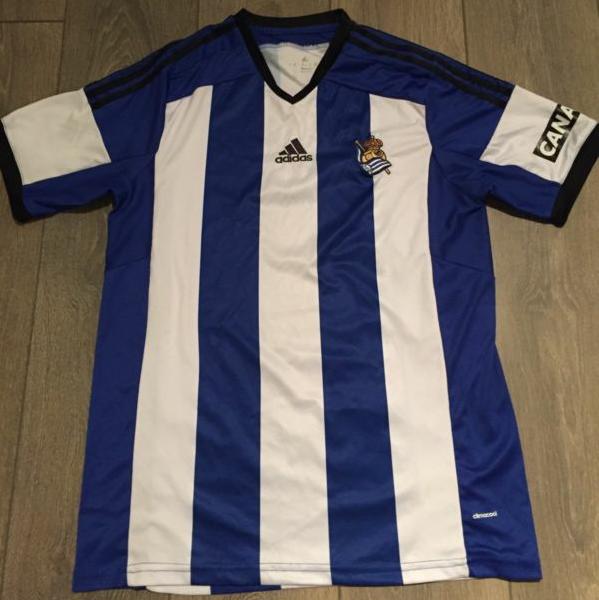 maillot de real sociedad domicile 2014-2015 rétro