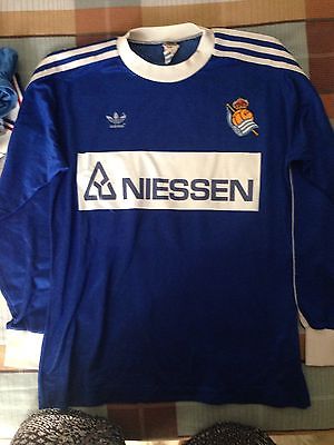 maillot de real sociedad exterieur 1987-1988 rétro