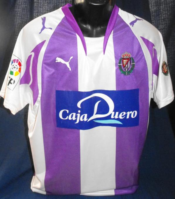 maillot de real valladolid domicile 2007-2008 rétro