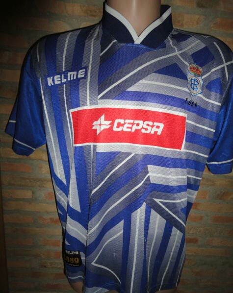 maillot de recreativo de huelva réplique 1999-2001 pas cher