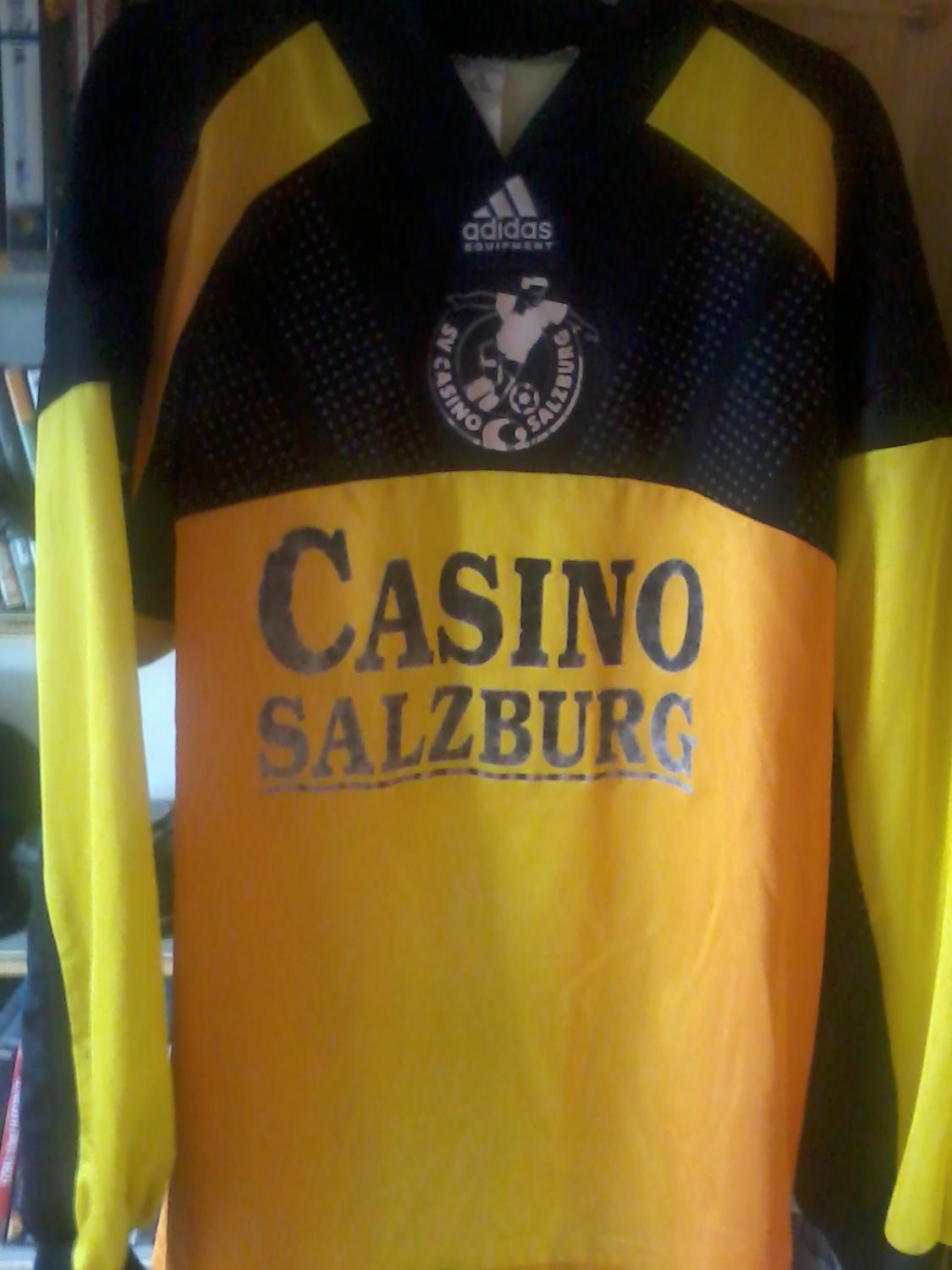 maillot de red bull salzburgo gardien 1992-1993 rétro