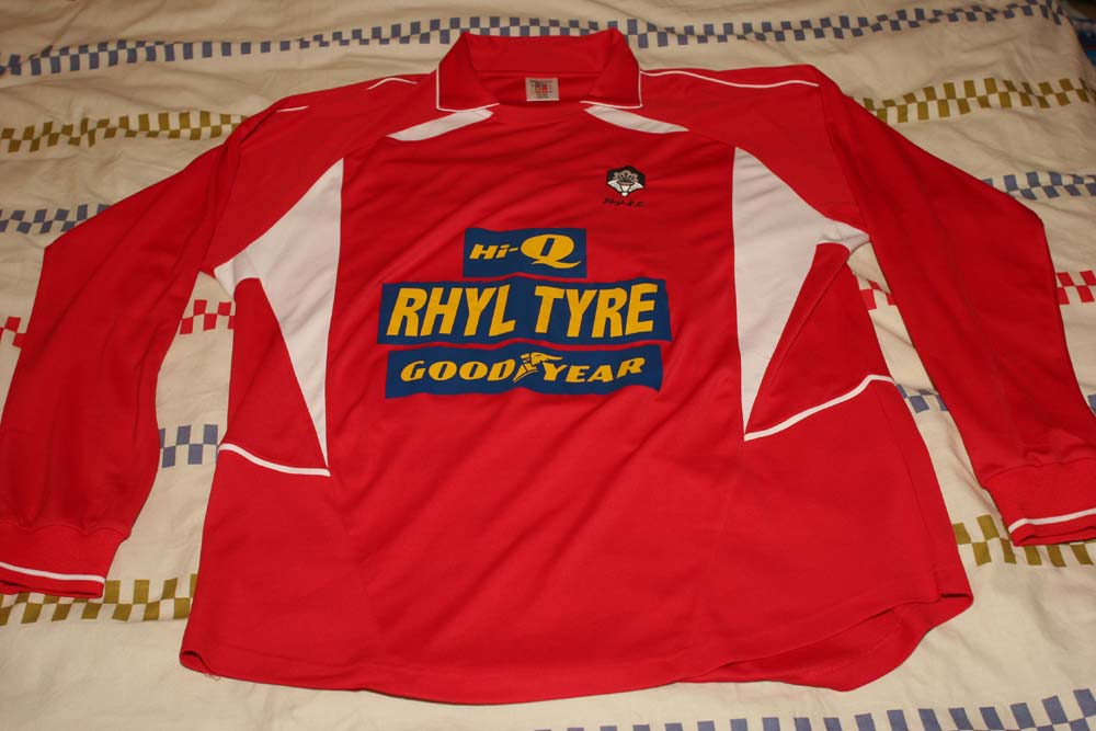 maillot de rhyl fc exterieur 2003-2004 pas cher