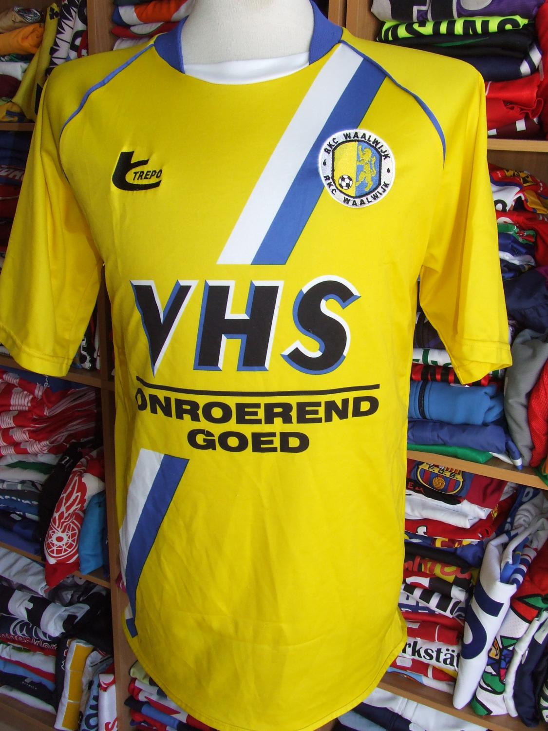 maillot de rkc waalwijk domicile 2003-2004 rétro