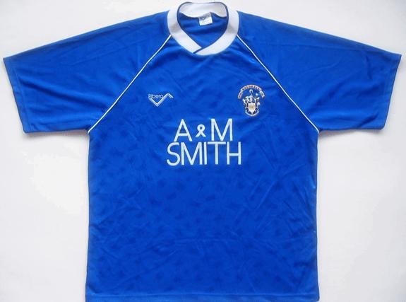 maillot de rochdale afc domicile 1990-1991 rétro