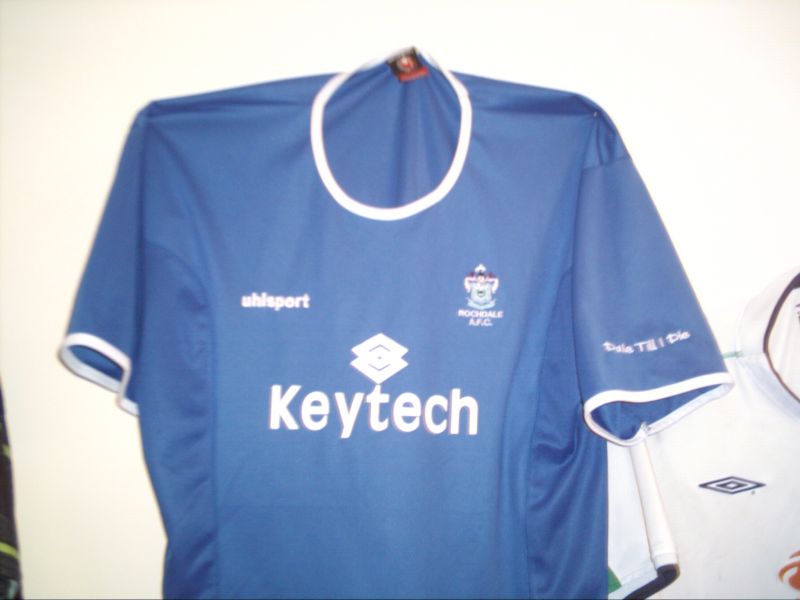 maillot de rochdale afc domicile 2004-2005 rétro