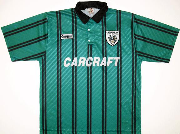 maillot de rochdale afc exterieur 1995-1996 rétro