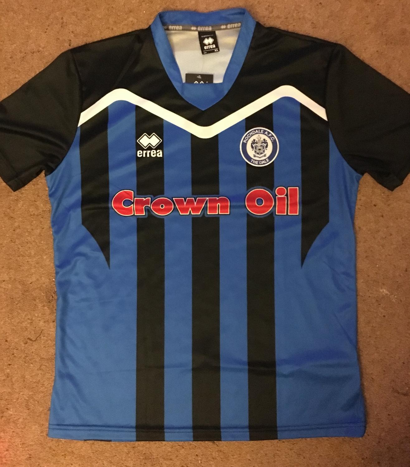 maillot de rochdale afc particulier 2016-2017 rétro