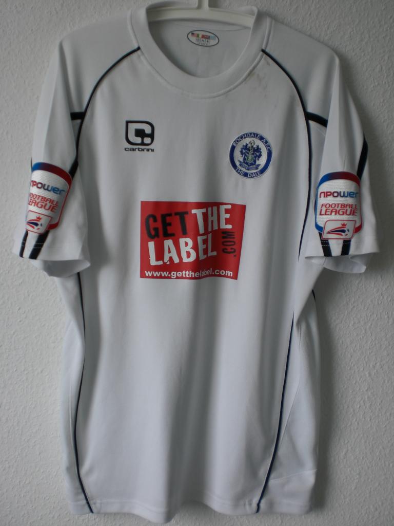 maillot de rochdale afc réplique 2010-2011 rétro