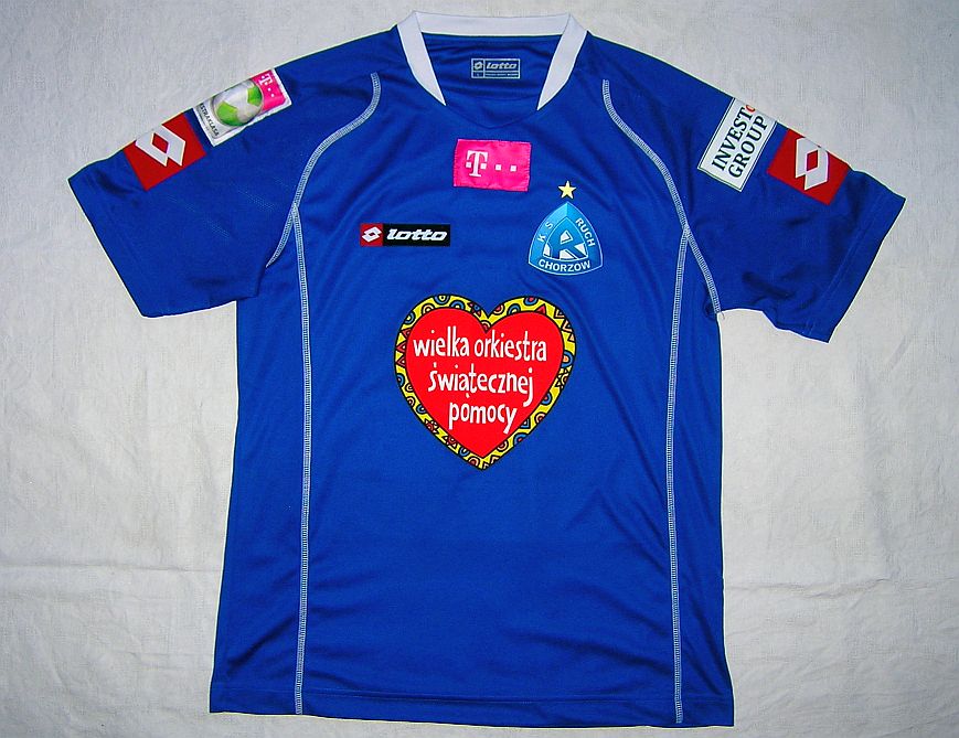 maillot de ruch chorzów domicile 2011-2012 pas cher