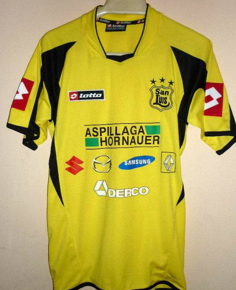 maillot de san luis de quillota domicile 2007 pas cher