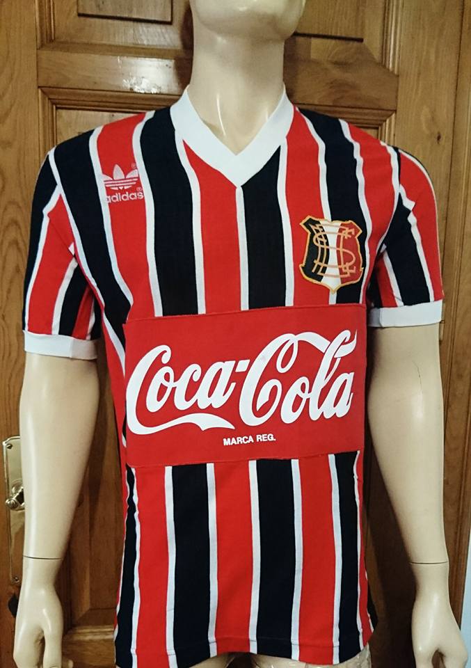 maillot de santa cruz domicile 1987 rétro