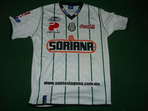 maillot de santos laguna domicile 2002-2003 rétro