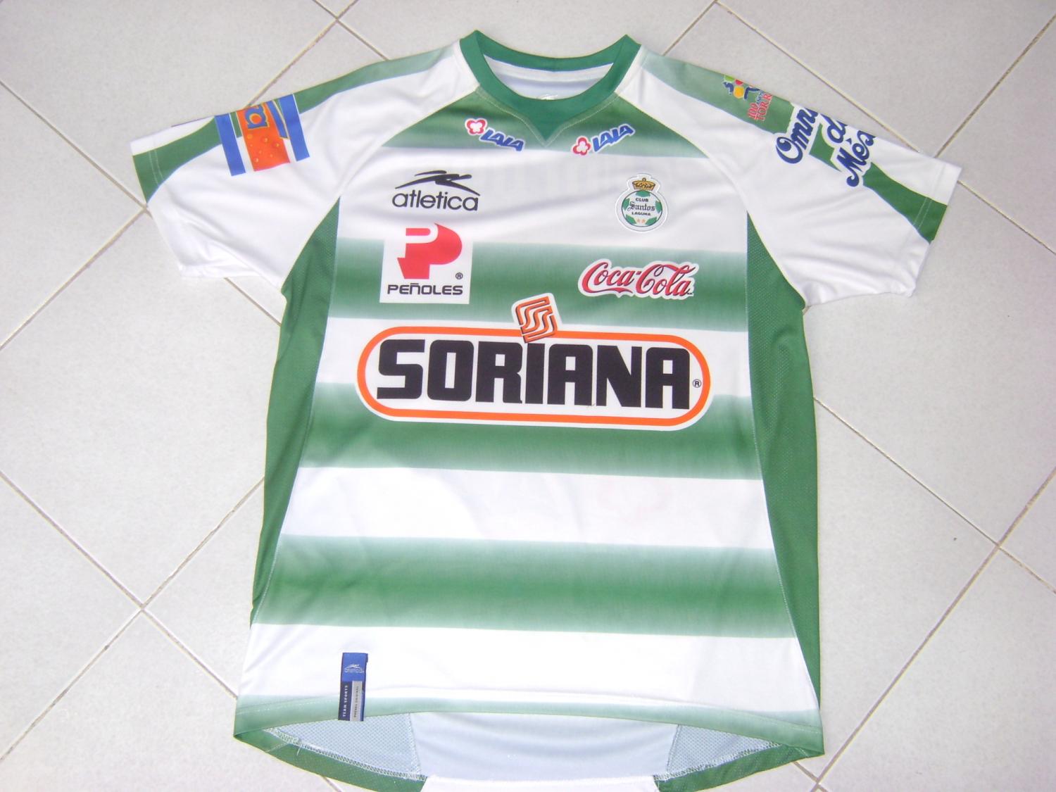 maillot de santos laguna domicile 2007-2008 rétro
