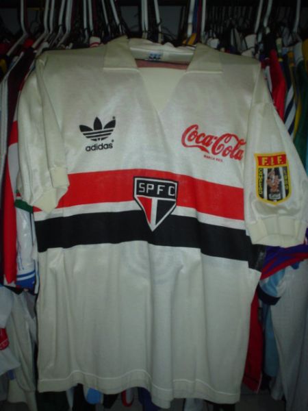 maillot de são paulo fc domicile 1989 pas cher