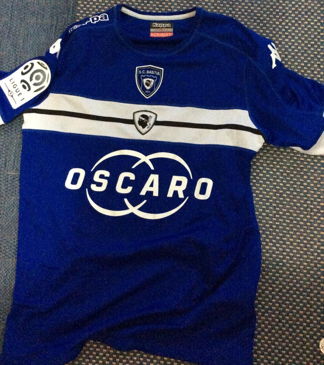 maillot de sc bastia domicile 2016-2017 rétro