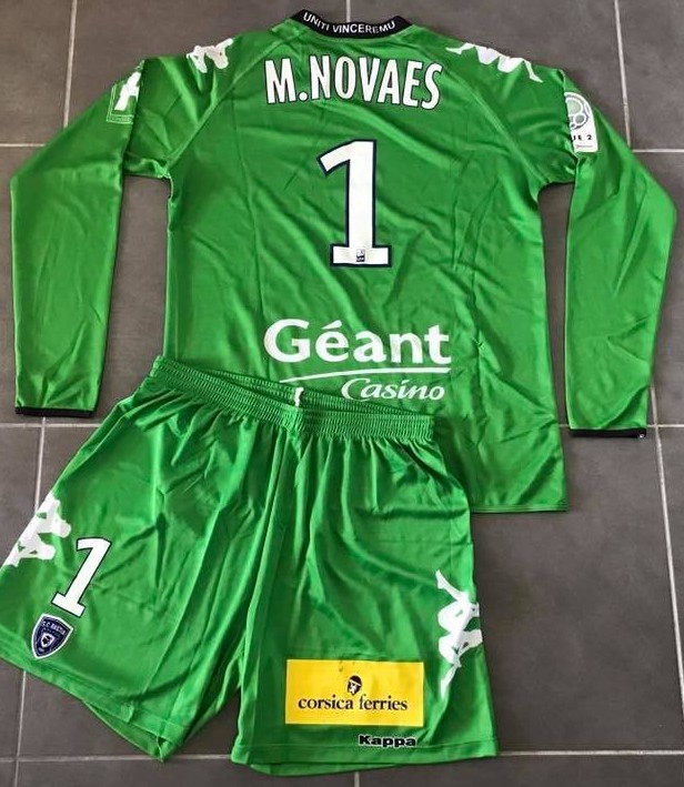 maillot de sc bastia gardien 2011-2012 rétro