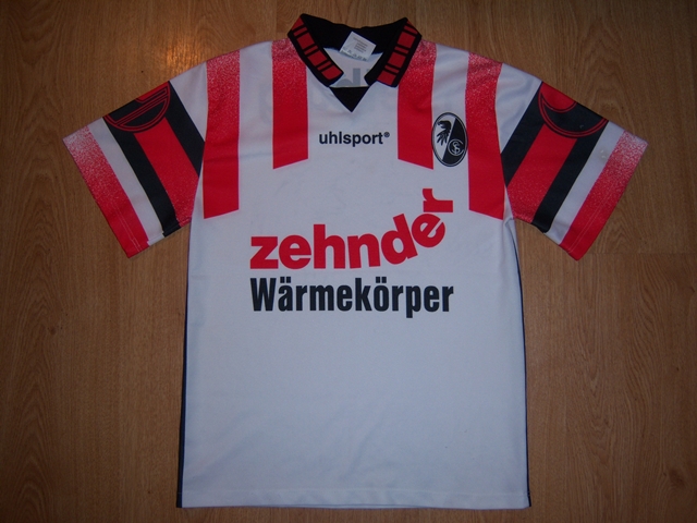 maillot de sc fribourg exterieur 1995-1996 rétro