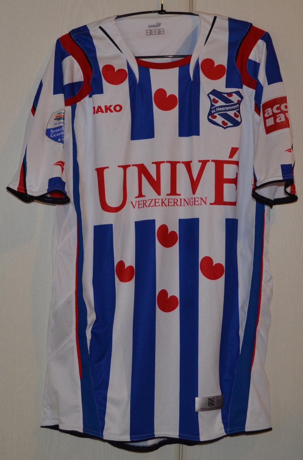 maillot de sc heerenveen domicile 2008-2009 pas cher