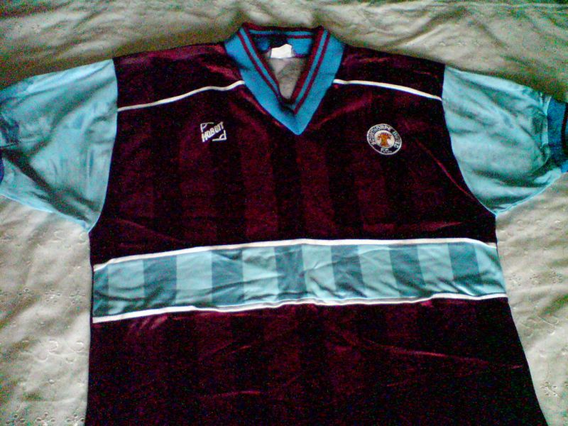 maillot de scunthorpe united third 1985-1987 rétro