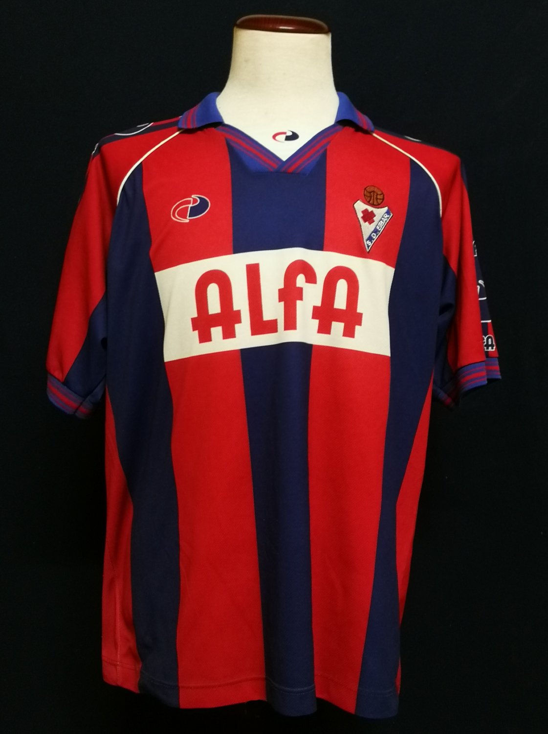 maillot de sd eibar domicile 1998 rétro