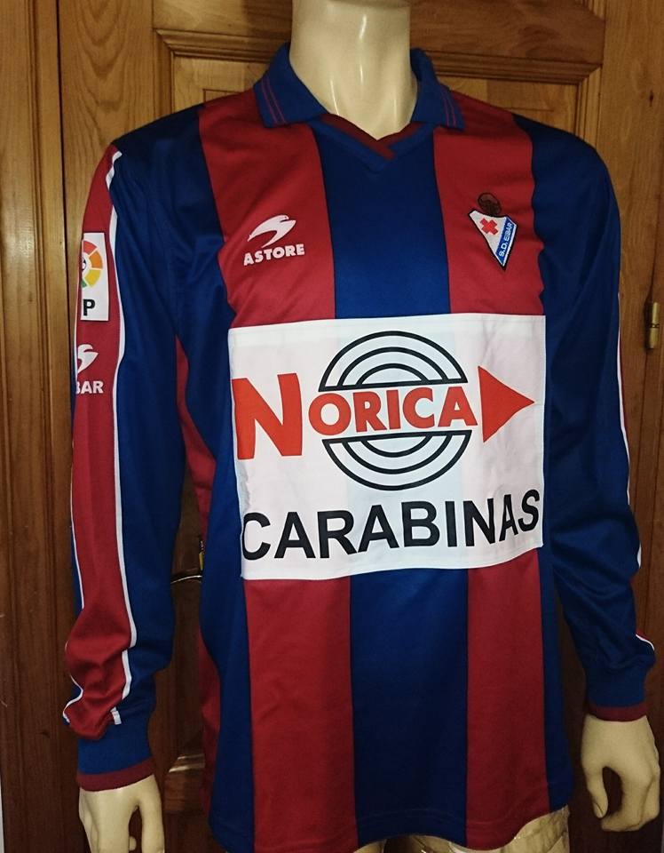 maillot de sd eibar domicile 2002-2003 rétro