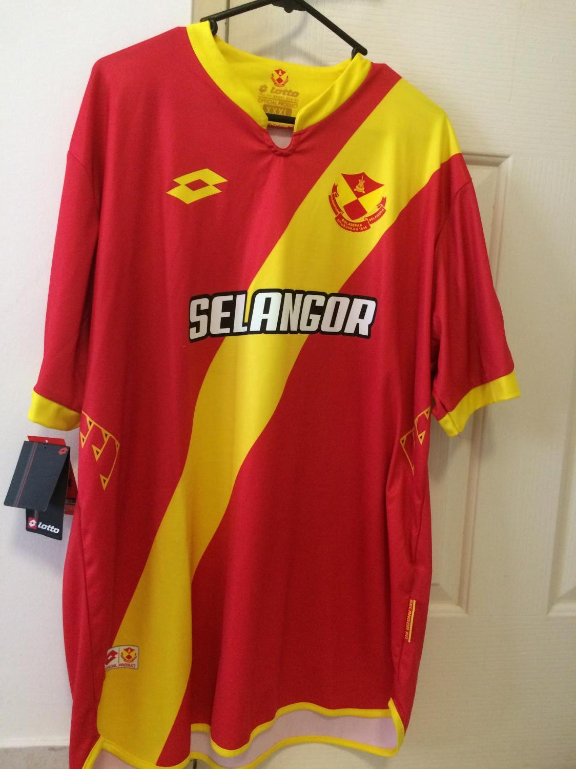 maillot de selangor fa domicile 2016 rétro