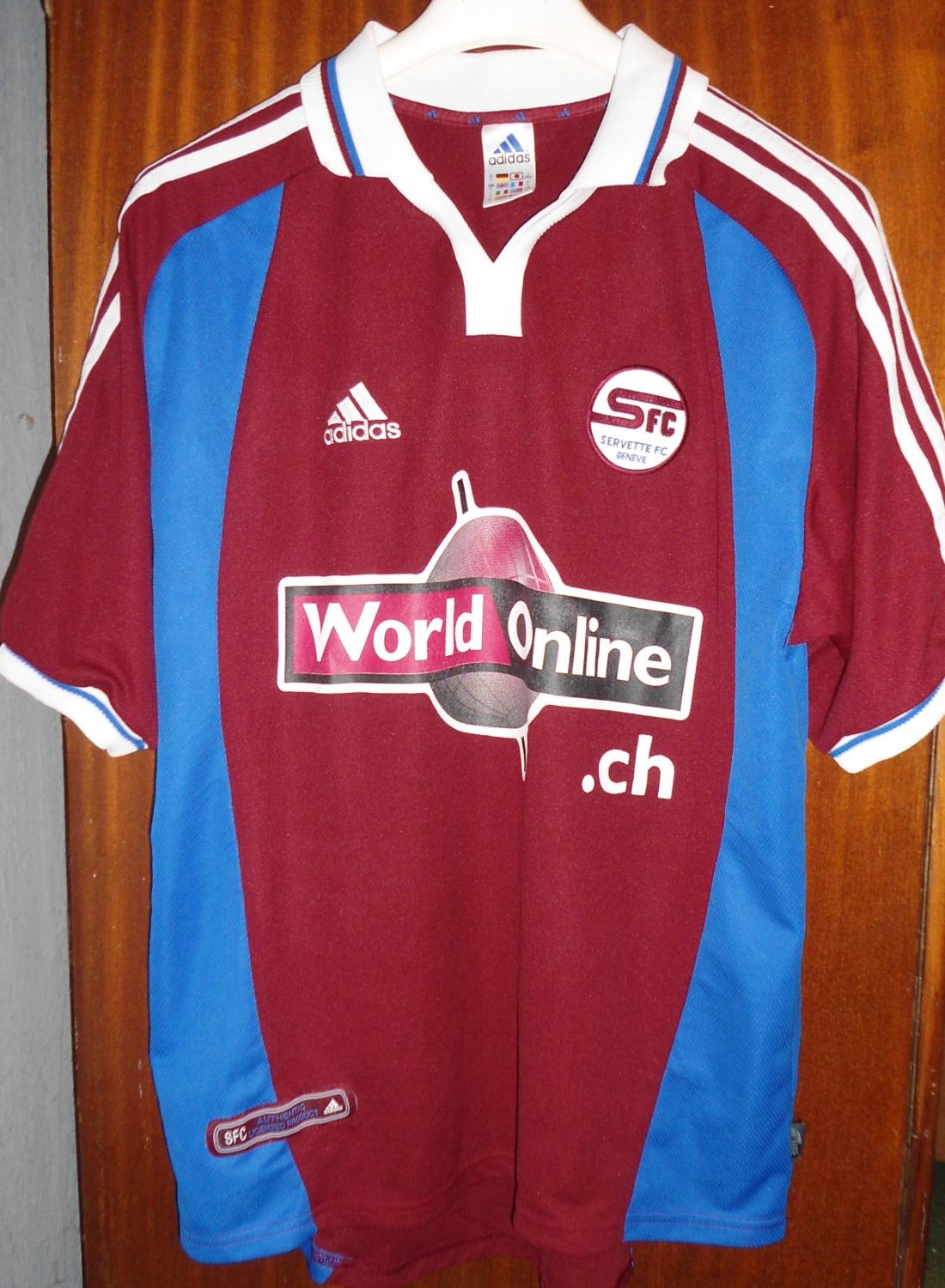 maillot de servette fc domicile 2000-2001 pas cher