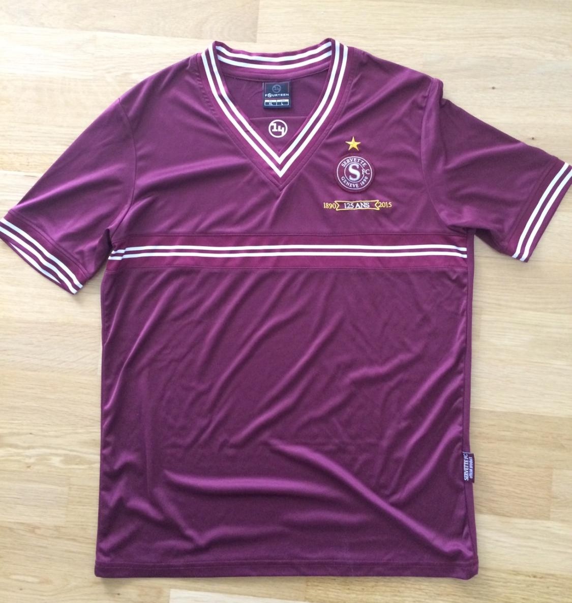 maillot de servette fc domicile 2015 rétro