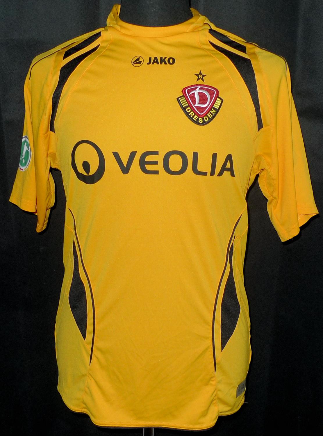 maillot de sg dynamo dresde domicile 2009-2010 rétro