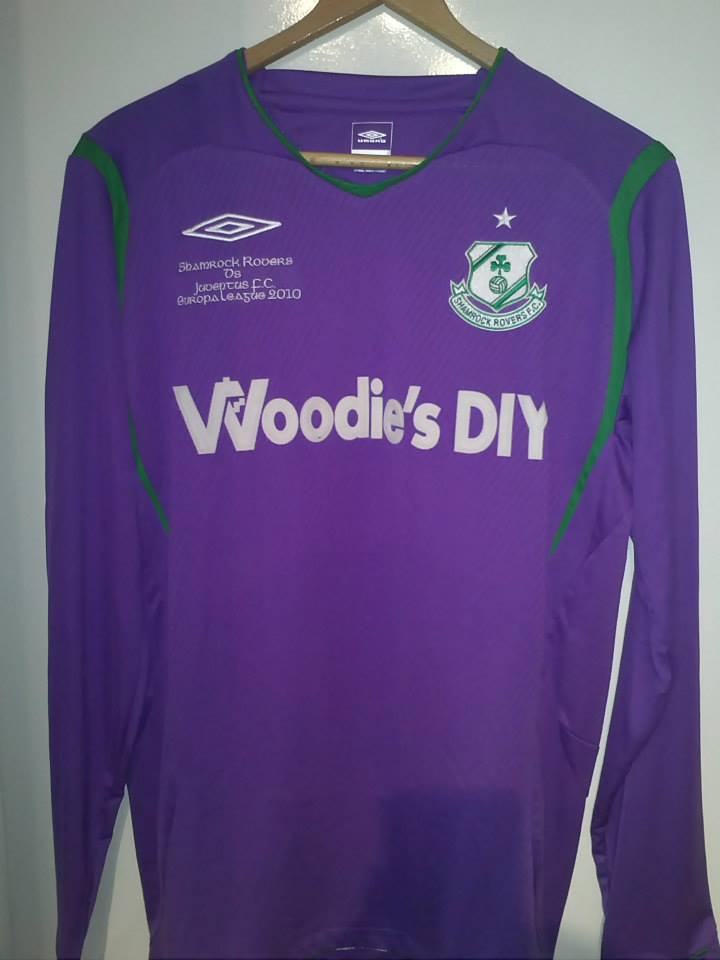 maillot de shamrock rovers exterieur 2009-2010 rétro