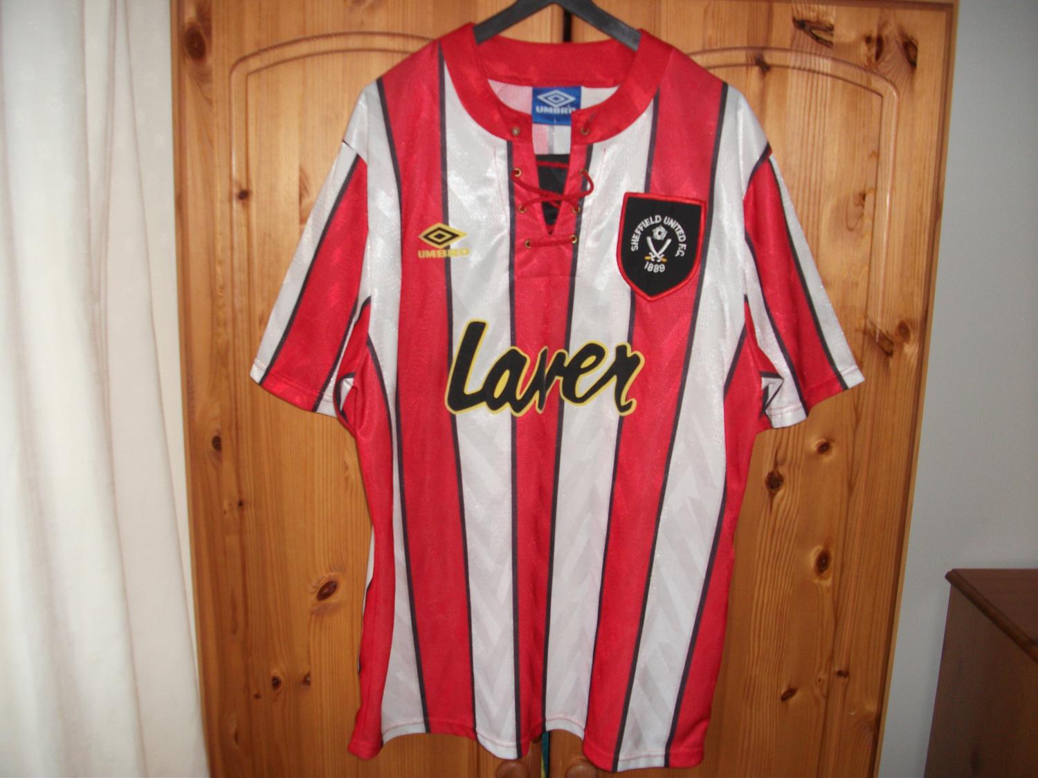 maillot de sheffield united domicile 1992-1994 rétro