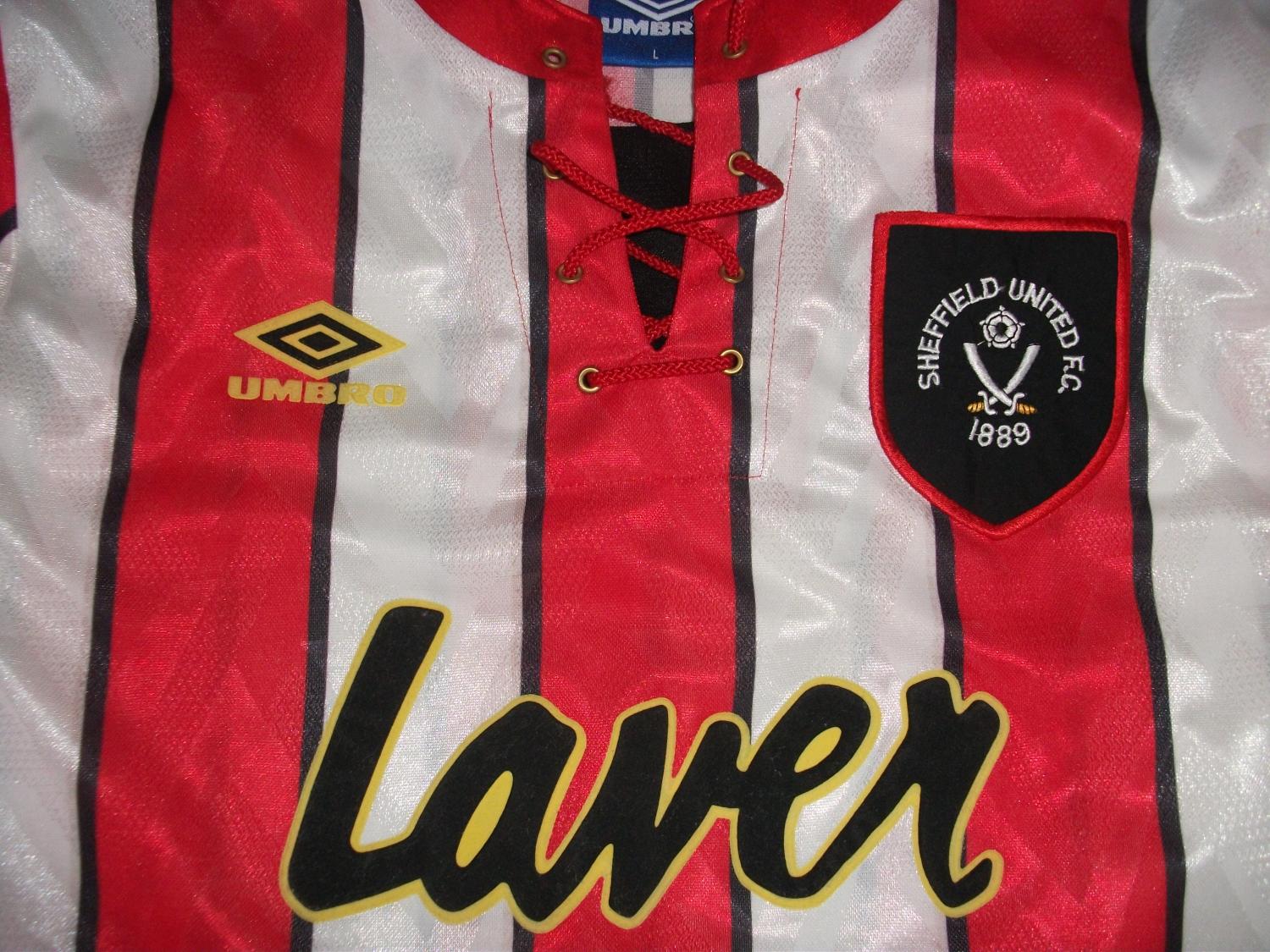 maillot de sheffield united domicile 1992-1994 rétro