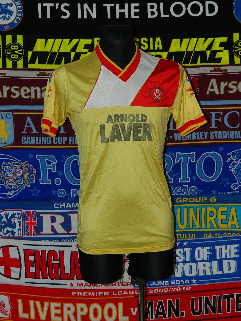 maillot de sheffield united exterieur 1986-1989 rétro